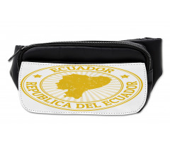 Retro Republica Del Ecuador Bumbag