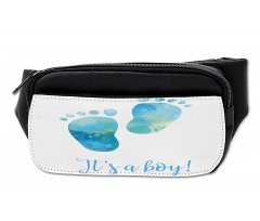 Baby Boy Footprints Bumbag