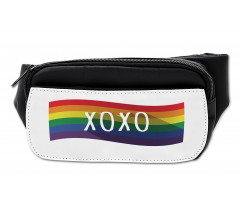 Waving Rainbow Flag Acronym Bumbag