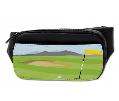 Teeing Box and Flag Golf Field Bumbag