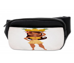 Tropical Girl Pineapples Bumbag