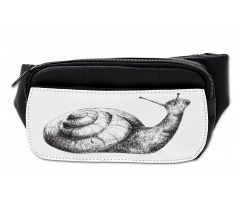 Hand Drawn Slug Sketch Design Bumbag