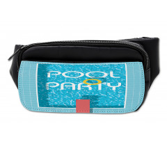 Retro Art Swimming Pool Bumbag