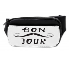 Manly Mustache and Bonjour Bumbag