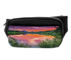 Sunset Reflection River Bumbag