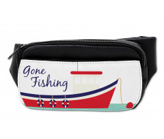 Cartoon Fishing Boat Bumbag