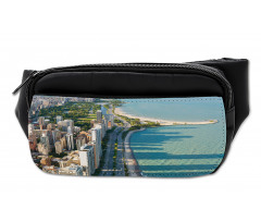 Aerial Vista Chicago City Bumbag