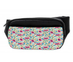 Woman Shoes Feminine Doodle Bumbag