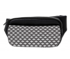 Modern Futuristic Motif Bumbag