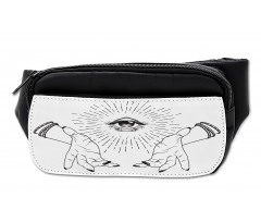 Mystical Themed Sketch Eye Bumbag