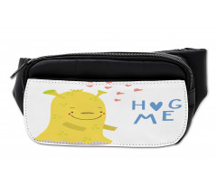 Monster and Hug Me Words Bumbag