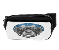 Dog in a Hard Hat Sketch Bumbag