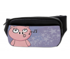 Farm Animal Singing Star Motifs Bumbag