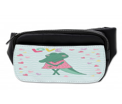 Female Crocodile with Love Bumbag