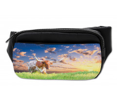 Female Cow in Pasture Sky Bumbag