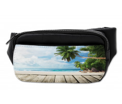 Sandy Tropic Ocean Beach Pier Bumbag