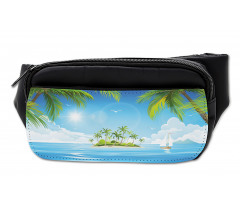 Cartoon of Tropical Island Bumbag