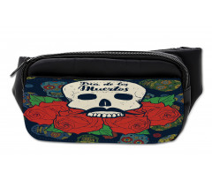 Skull with Roses Bumbag