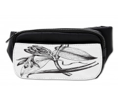 Vintage Engraved Flower Art Bumbag