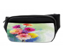 Gerbera Flowers Art Bumbag