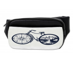 Compass and Landscape Wheels Bumbag