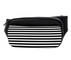 Monochrome Classic Striped Bumbag