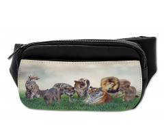 Digital Animals on Grass Bumbag