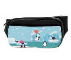 Penguins on Ice Bumbag