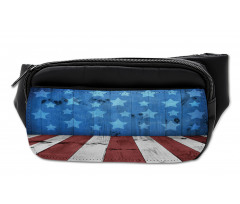 Grunge Stars Stripes Bumbag