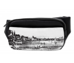 Vintage Cityscape of Istria Bumbag