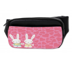 Couple Bunnies in Romance Bumbag