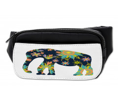 Oriental Floral Elephant Bumbag