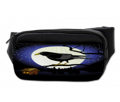 Full Moon Night Bird Bumbag