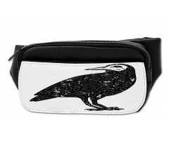 Gothic Art Ornate Bird Bumbag