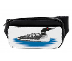 Aquatic Bird Graphical Spots Bumbag