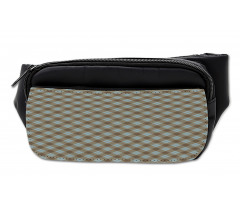 Repeated Bicolor Tartan Bumbag