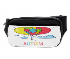 Colorful Cartoon Balloon Sky Bumbag