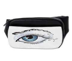 Eye Drawing with Curves Bumbag