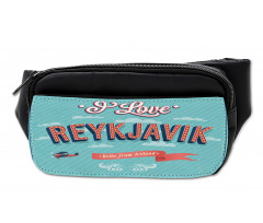 I Love Reykjavik Vintage Bumbag