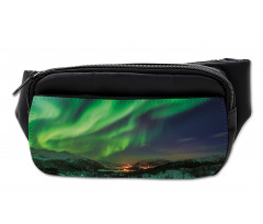 Aurora Borealis Green Tones Bumbag