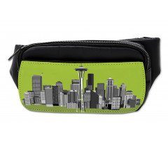 Greyscale Buildings Bumbag