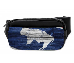 Equality State Flag Wooden Bumbag