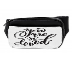 Bold and Curvy Font Bumbag