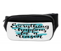 Bold Typography Wise Saying Bumbag