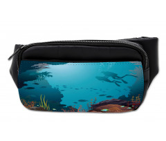 Coral Reef Bubbles Swim Fins Bumbag