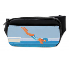 Sports Pool Female Diving Bumbag