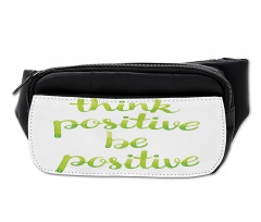 Words in Green Tone Bumbag