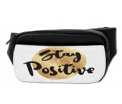 Phrase on Circular Bumbag