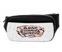 Vintage Wording Dots Bumbag