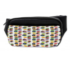 Abstract Vivid Birds Bumbag